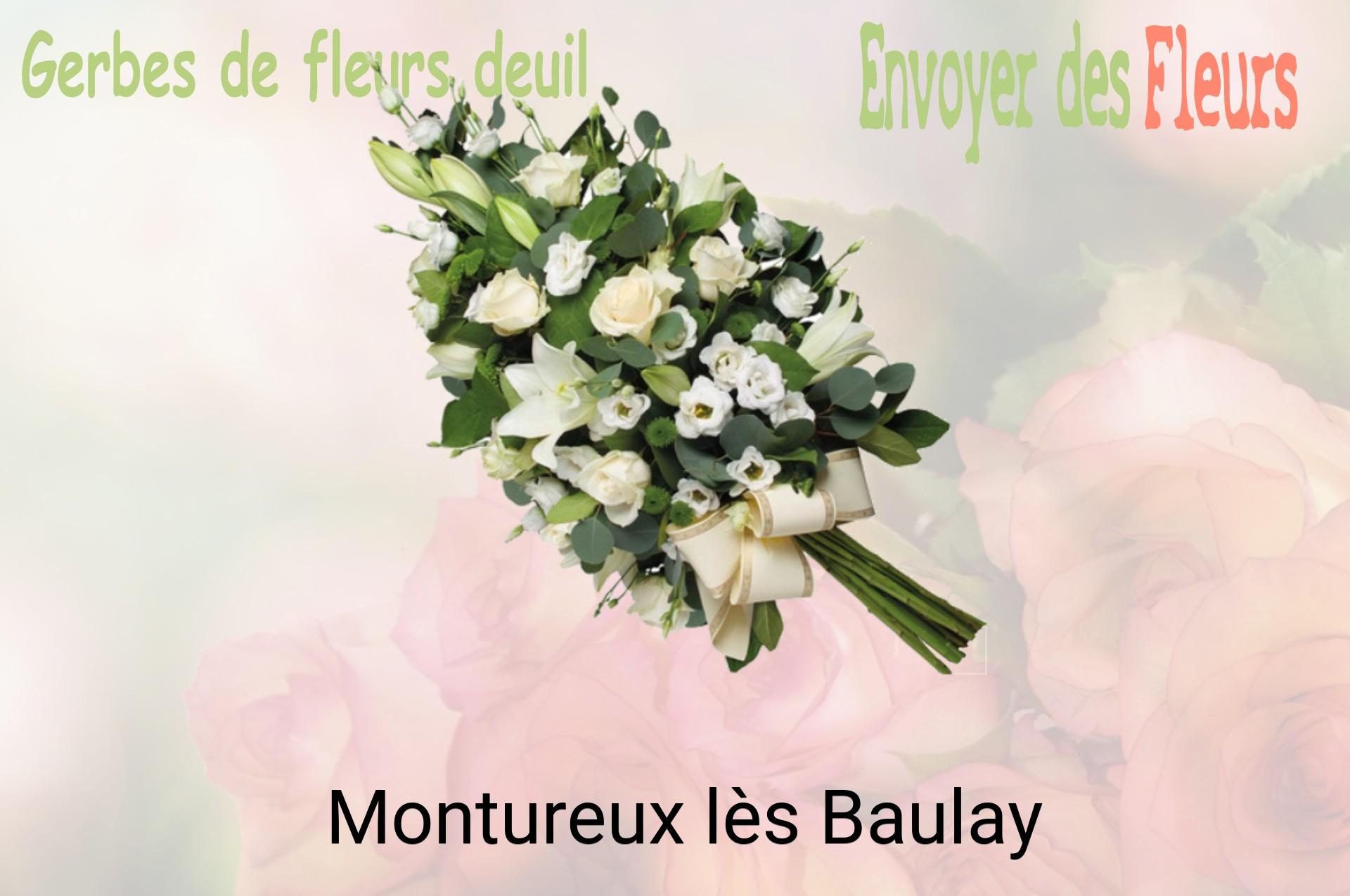 Gerbe de fleurs de deuil livrée à Montureux-lès-Baulay